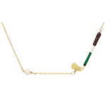 アリータ“テニスラケット＆ゴルフクラブ”モチーフのネックレス、華やかなイエローゴールドチャームで｜写真4