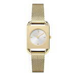 フルラのスクエア型ウィメンズ腕時計、ゴールドメッシュベルト＆イタリア産レザーベルトの2モデル｜写真1