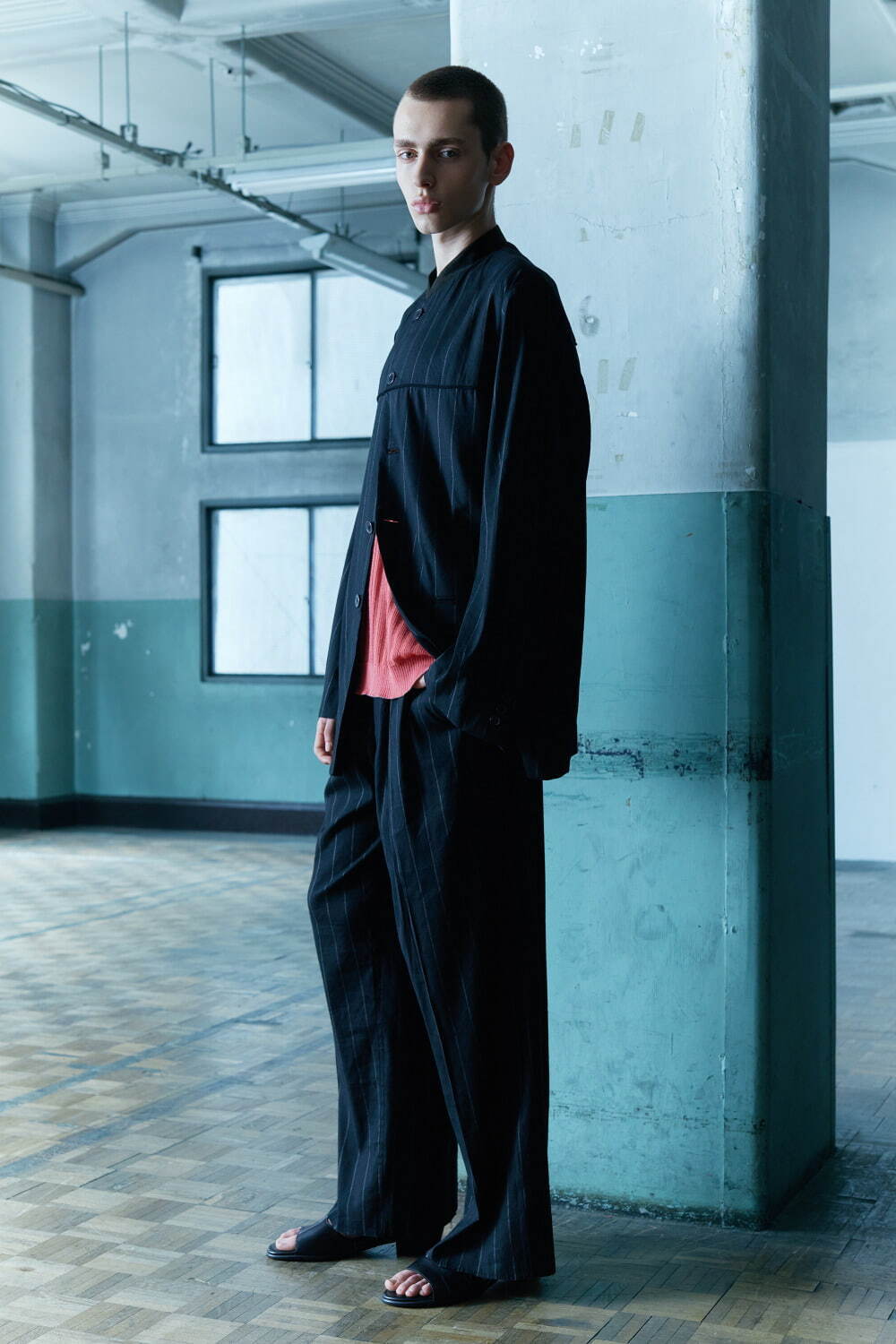 サバイ 2024年春夏｜male ノーカラージャケット