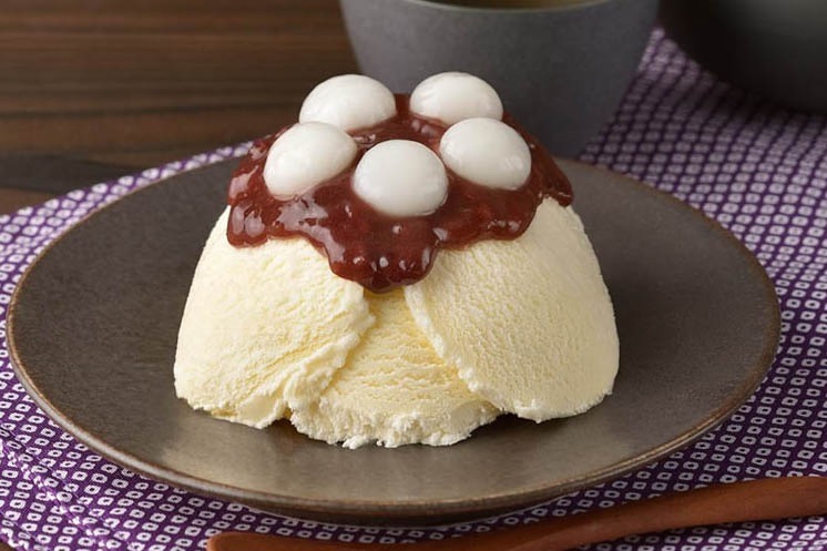 「やわもちアイス バニラ＆わらびもち」