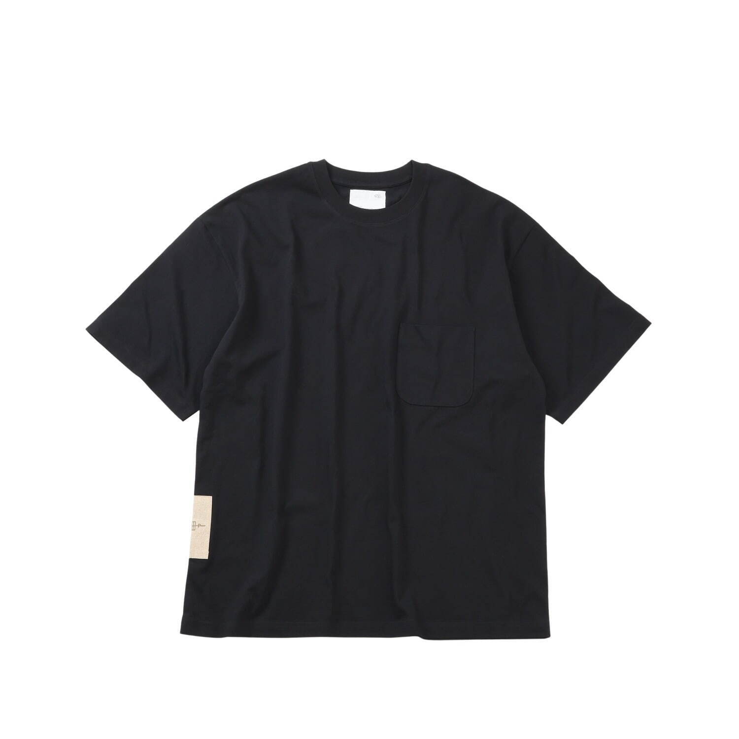 DROP POCKET SIMPLE TEE (WHITE/ LIGHT BEIGE/ BLACK) 16,500円