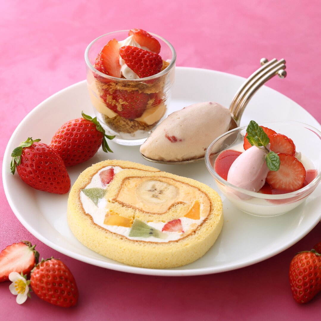 キハチ 青山本店の限定いちごアフタヌーンティー、甘酸っぱいいちごが主役の多彩なスイーツ｜写真3