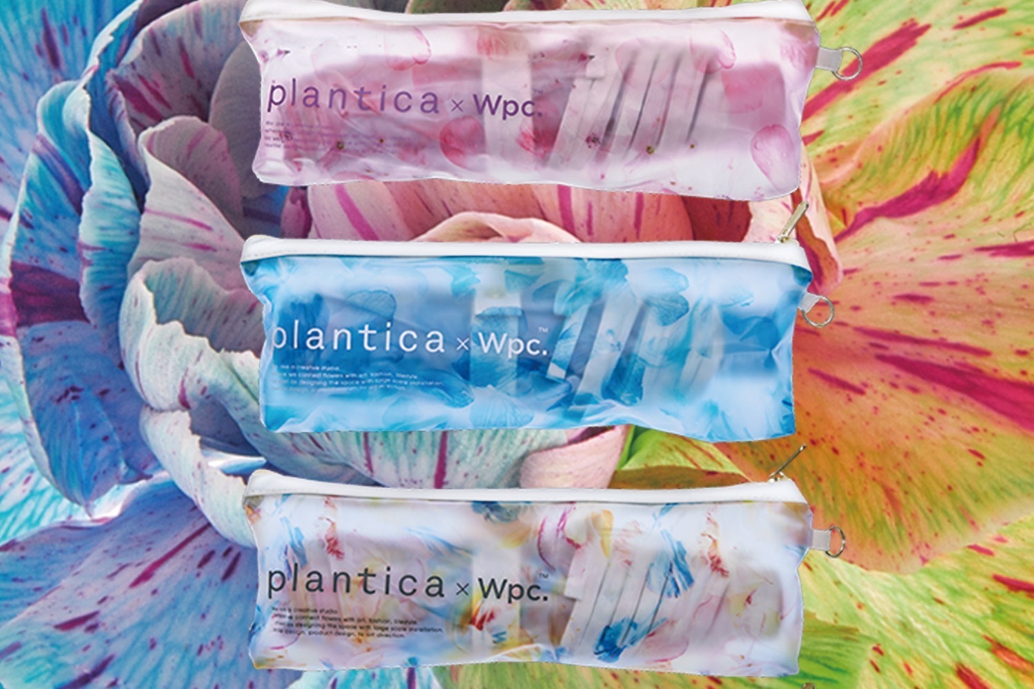 扇子｜Wpc.“まるで万華鏡”フラワーアートが花開く新作ビニール傘や日傘など、プランティカとのコラボ第6弾