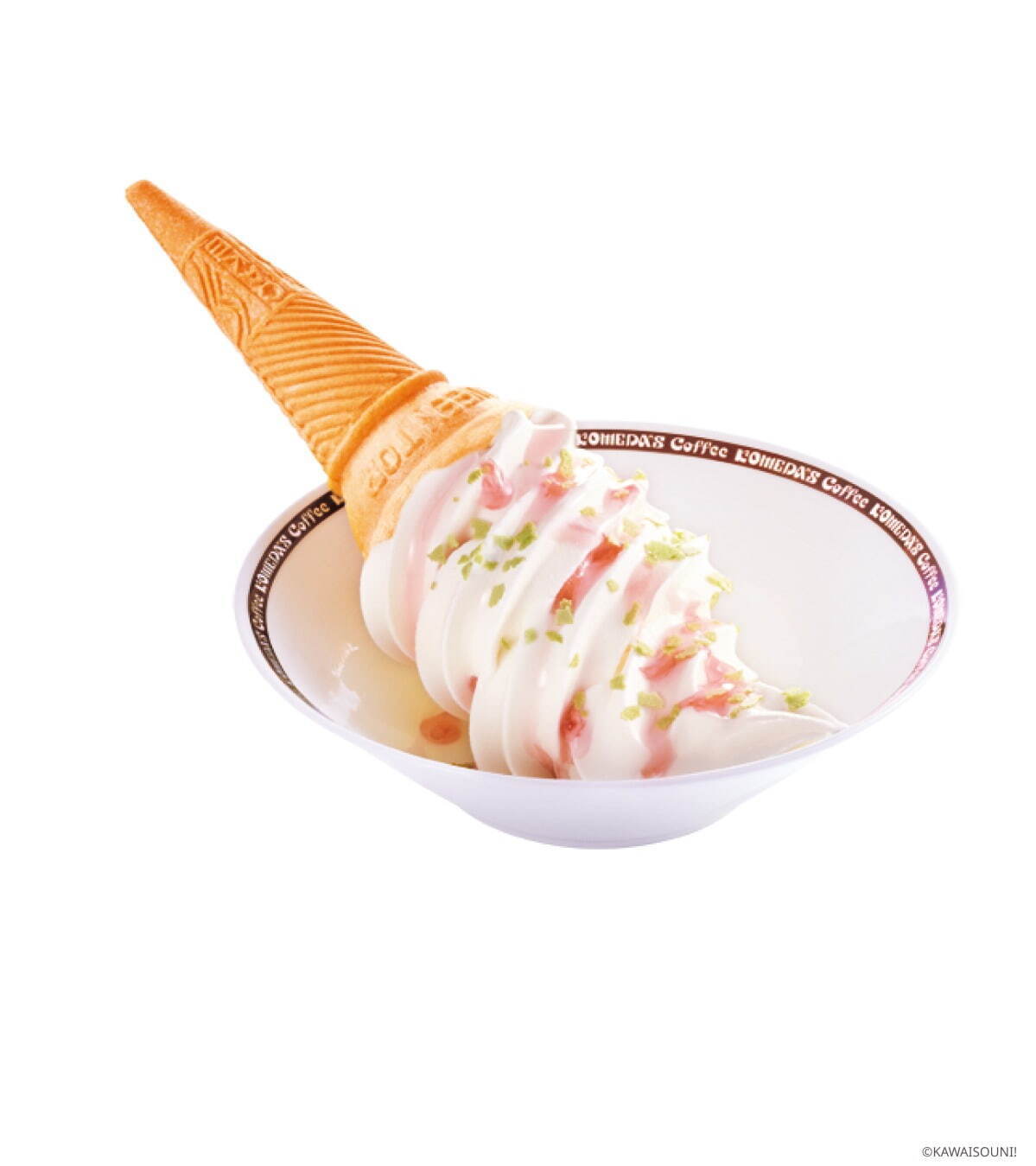 桜舞う おぱんちゅうさぎのソフトクリーム 650円～730円