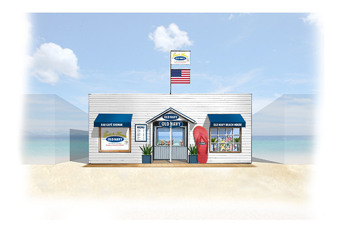 「オールドネイビー」と「オーカフェ湘南」