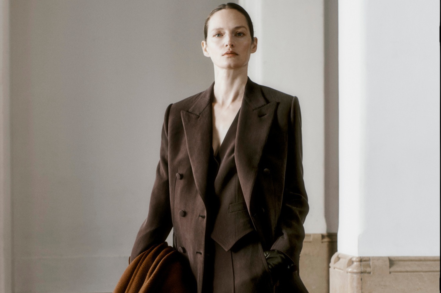 極美品】Brioni ブリオーニ ハイヒール ブラウン カットレース
