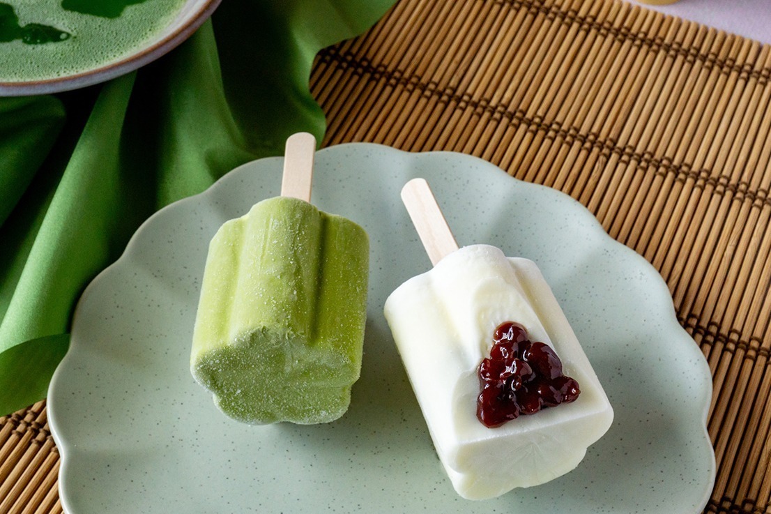 「あいすまんじゅう 抹茶」“水出し抹茶”イメージの爽やかアイス×小豆あんの春夏限定フレーバー