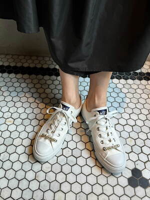 CONVERSE All Star ホワイト　メルローズ コラボ24.5新品 コンバース×メルローズの「オールスター アール」白スニーカー