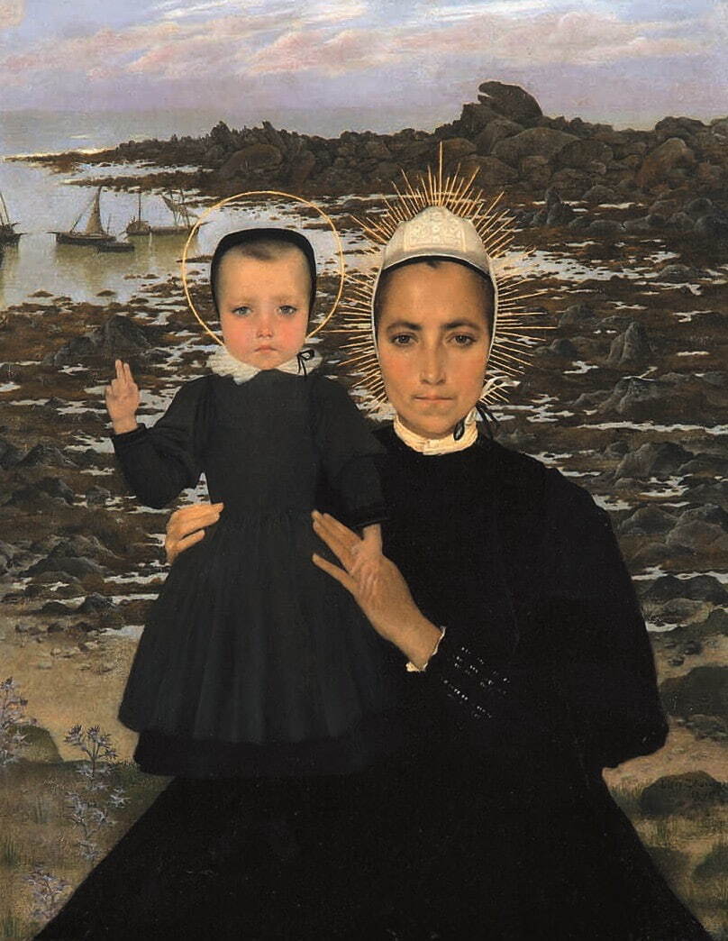 リュシアン・レヴィ＝デュルメール 《パンマールの聖母》 1896年 カンペール美術館蔵
Collection du musée des beaux-arts de Quimper