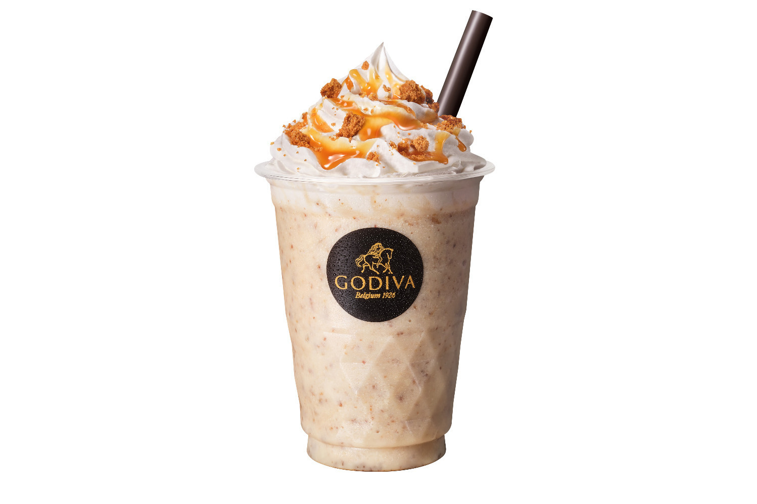 ゴディバ「ショコリキサー」ホワイトチョコ＆ラムレーズン、砕いたビスケットでレーズンバターサンド風に