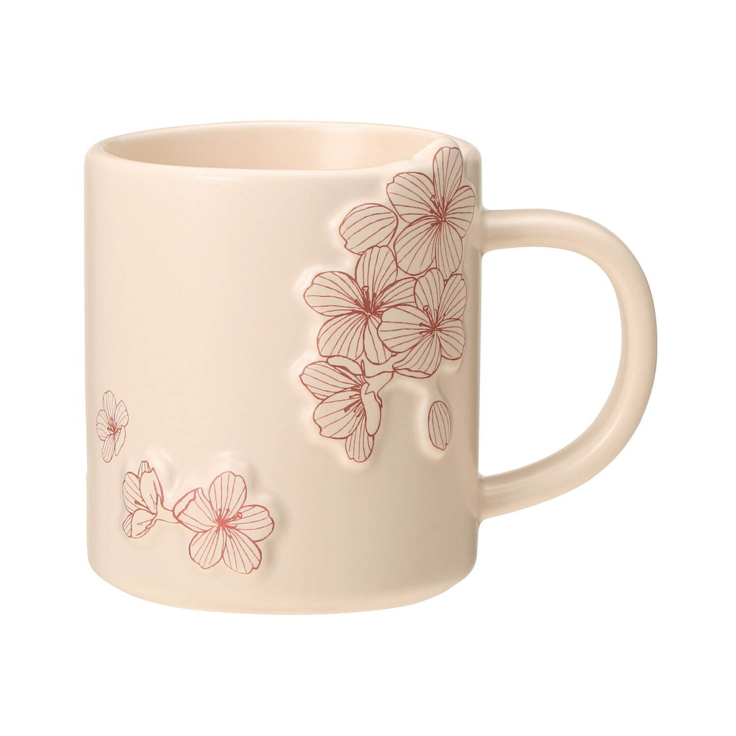 スターバックス24年春「桜」グッズ、パステルカラーで桜を描いた