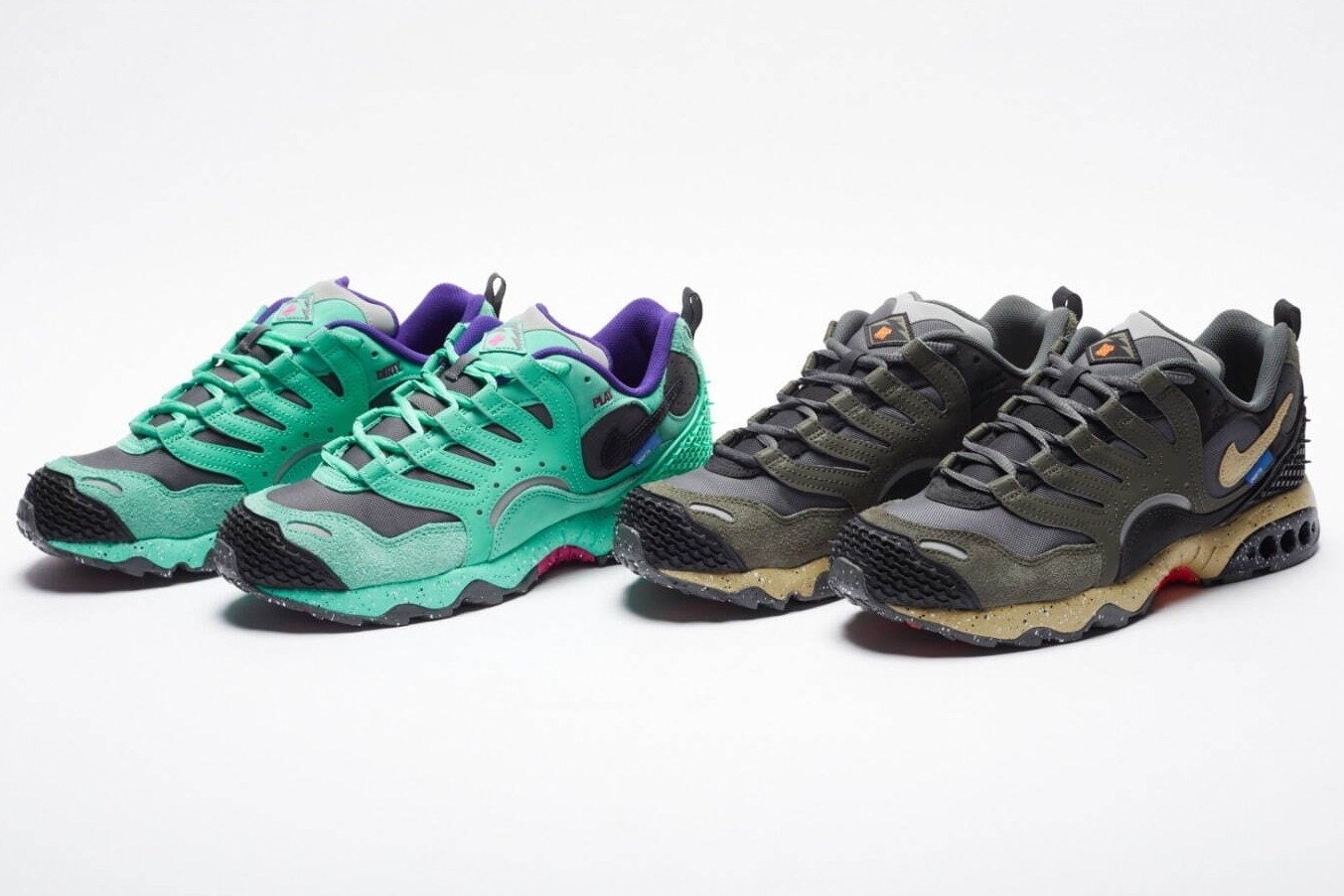 Nike スパイク・シューズ 12 ホワイト/オレンジ/ブルー　マックスフライ ナイキのスパイクシューズ新色、ホワイト基調アッパーにオレンジ
