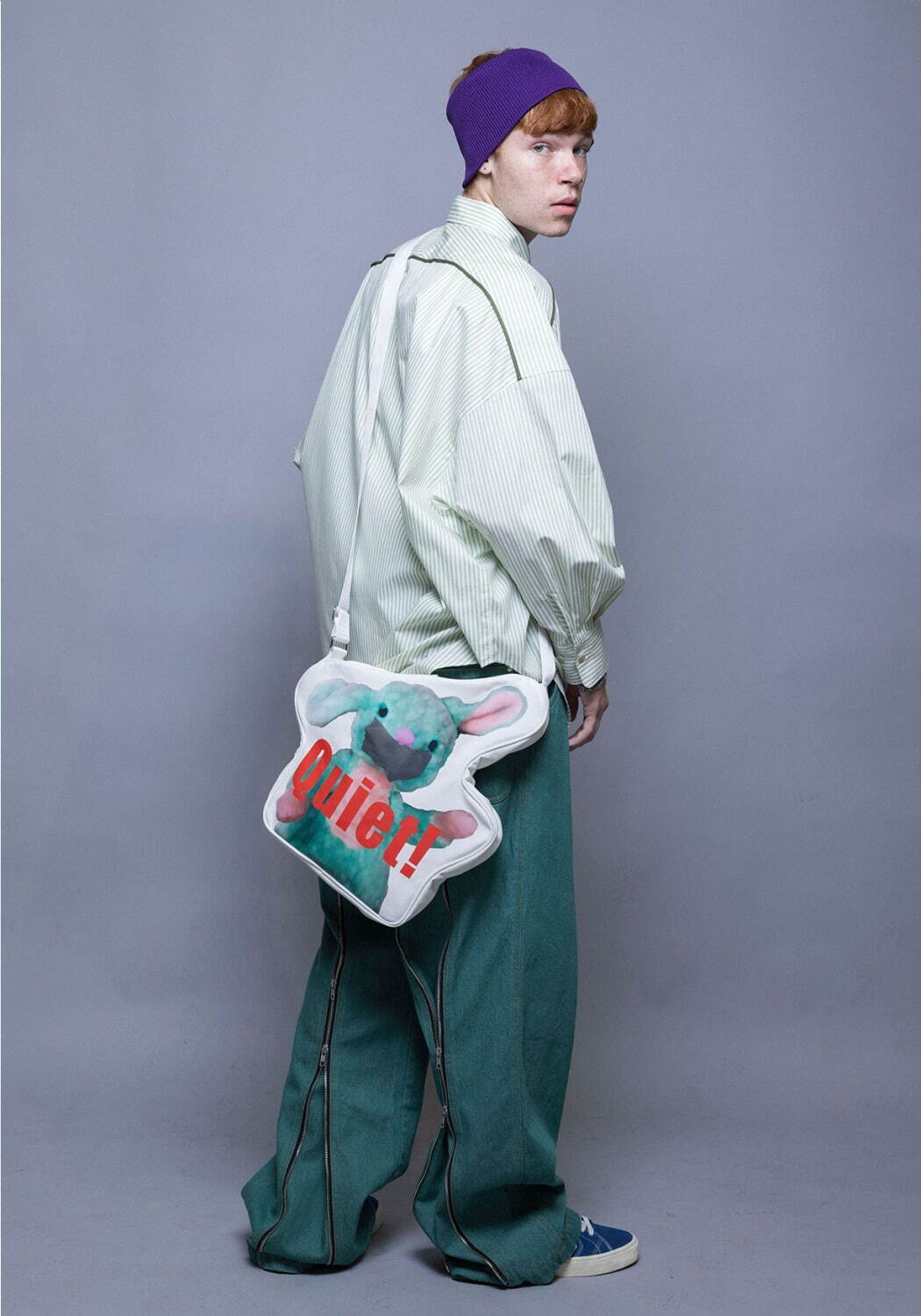 希少 90s アーカイブ Milk boy ミルクボーイ ショルダーバッグ 裏原 ミルクボーイ24年春ウェア、フィルムを連ねたジャケット