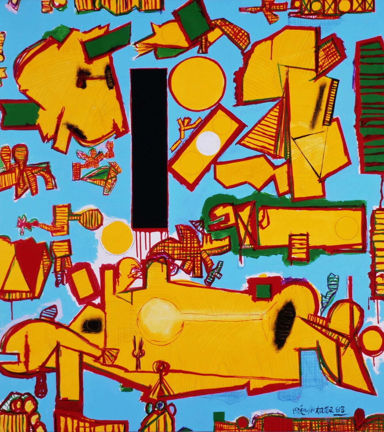 猪熊弦一郎 《星座からの返信》 1983年 丸亀市猪熊弦一郎現代美術館蔵 ©公益財団法人ミモカ美術振興財団