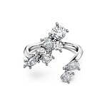 スワロフスキーの“100%ダイヤモンド”ジュエリー、幾何学的に連なるネックレス＆煌めくリングなど｜写真13