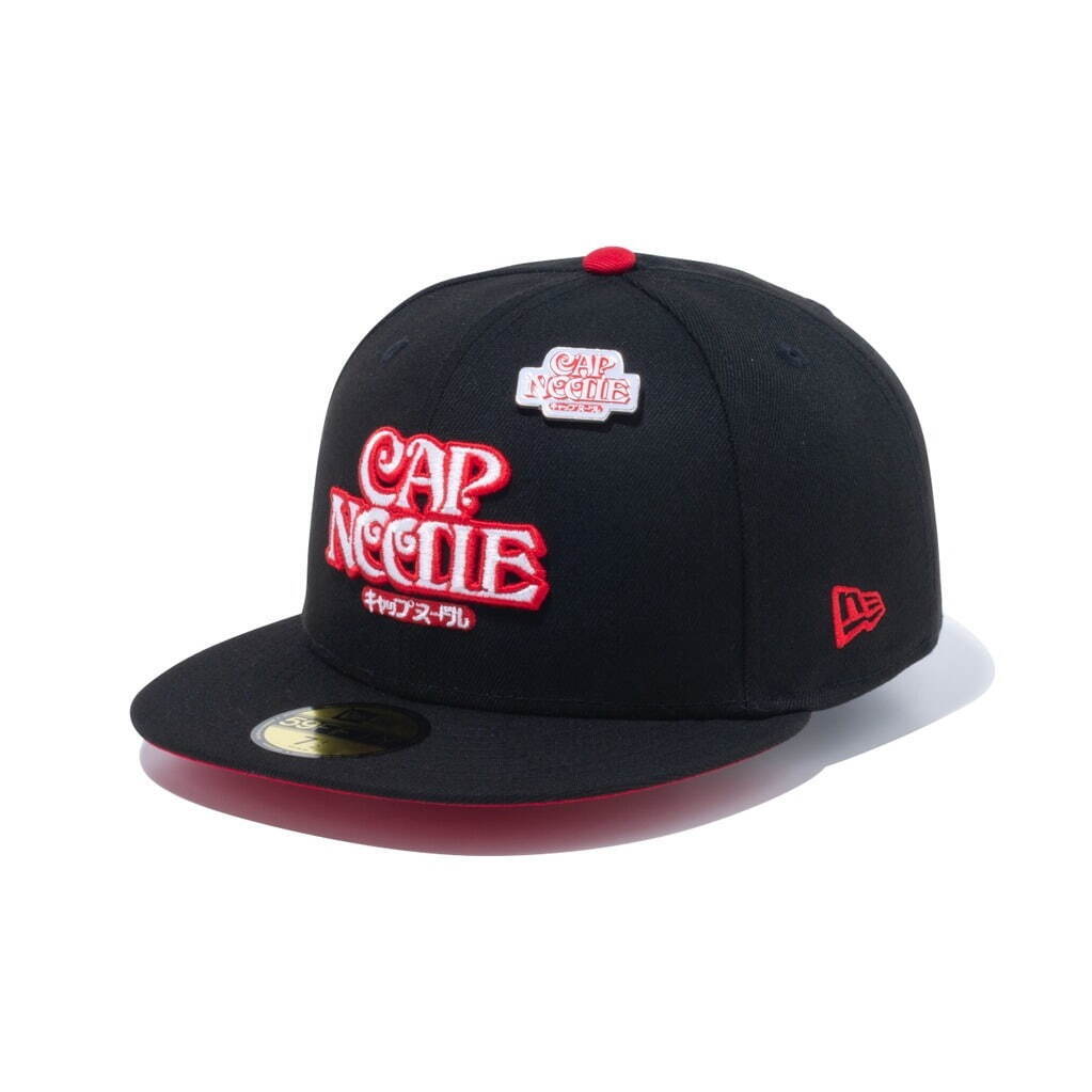 ニューエラ×カップヌードルのキャップ - コラボ刺繍の「59FIFTY