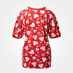 ヴィヴィアン・ウエストウッド レッドレーベル、ウサギ×溢れるハートのTシャツ＆刺繍カーディガン｜写真4