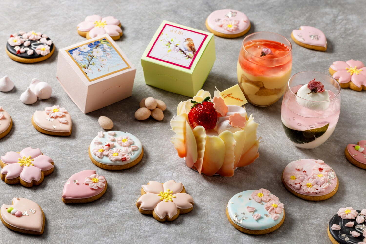ギモーヴ｜グランド ハイアット 東京の桜スイーツ、花霞ティラミス＆さくら型あんぱんやアイシングクッキーなど