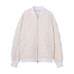 ジョン ローレンス サリバン24年春夏メンズ、“岩肌イメージ”のシワ加工ボンバージャケット｜写真1