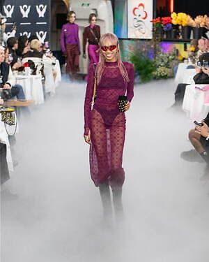 マリーン セル(MARINE SERRE) 2024-25年秋冬ウィメンズコレクション  - 写真18