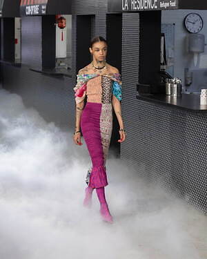 マリーン セル(MARINE SERRE) 2024-25年秋冬ウィメンズコレクション  - 写真21