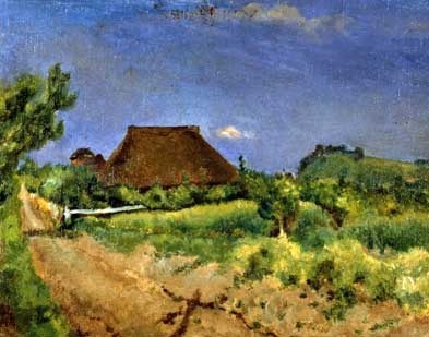 岸田劉生 《五月の砂道》 1918年 群馬県立近代美術館蔵