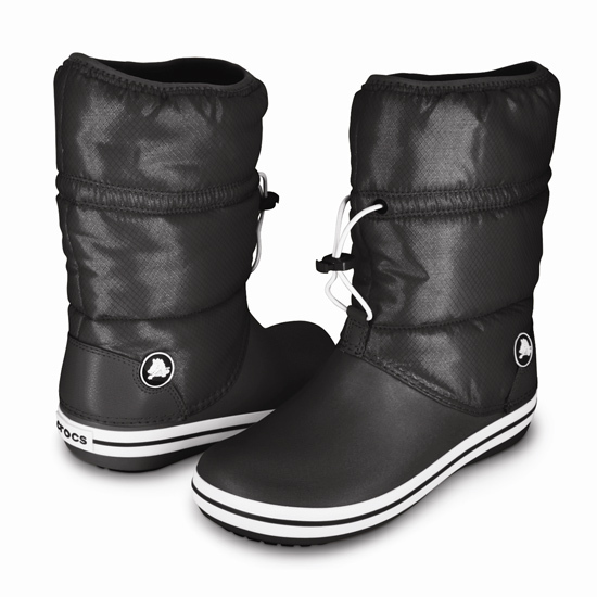 crocband winter boot w(クロックバンド ウィンター ブーツ ウィメンズ) black/black