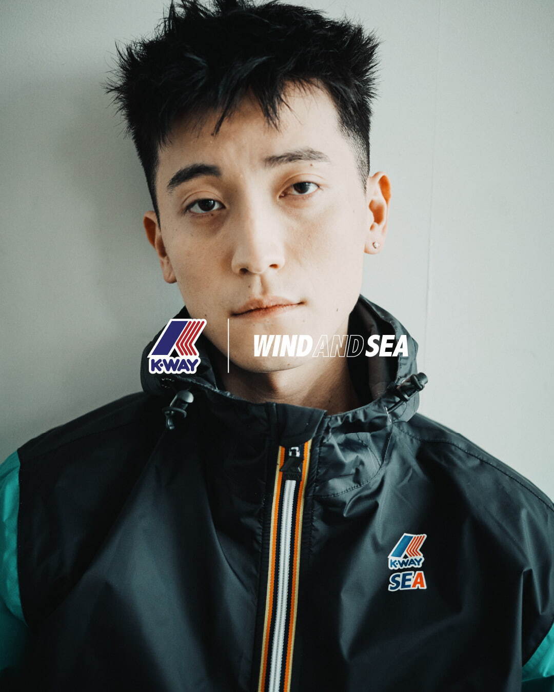 新品 24ss WIND AND SEA × K-WAY レインジャケット S メンズ