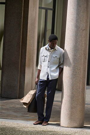 ブリオーニ(Brioni) 2025年春夏メンズコレクション  - 写真39