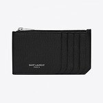 サンローランのウィメンズ＆メンズ財布、柔らかなラムスキンのミニ財布や“YSL”ロゴ入りカードケース｜写真12