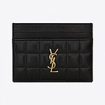 サンローランのウィメンズ＆メンズ財布、柔らかなラムスキンのミニ財布や“YSL”ロゴ入りカードケース｜写真4