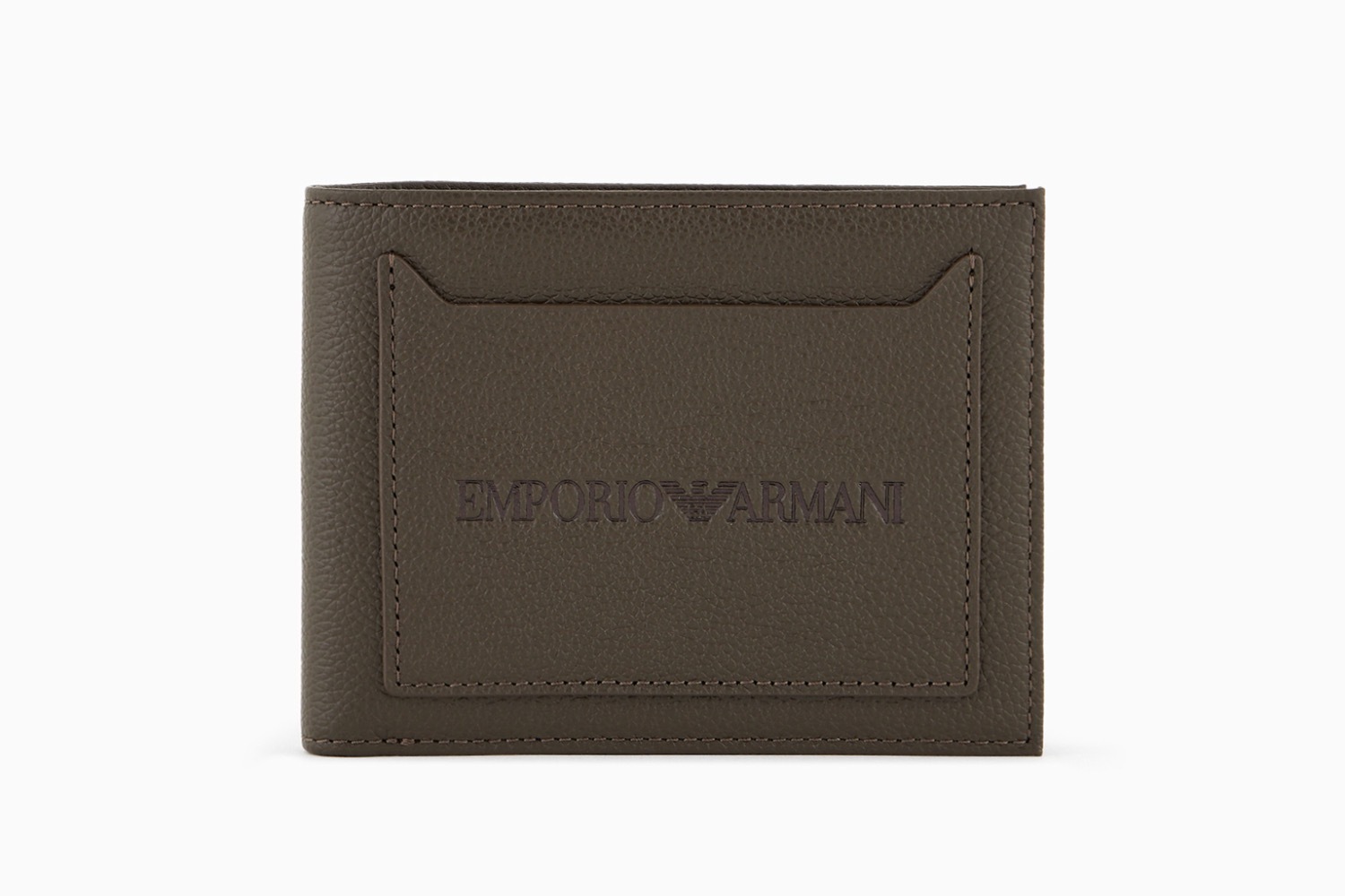 エンポリオ アルマーニのウィメンズ＆メンズ財布、“トーン・オン・トーンのロゴ”二つ折り財布など