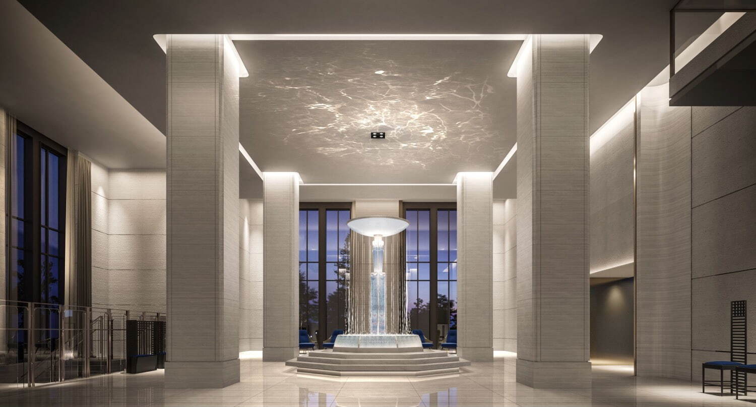 ロビー中央:ルネ・ラリック 《シャンゼリゼ・ショッピング・アーケイドの噴水》
※画像はイメージ