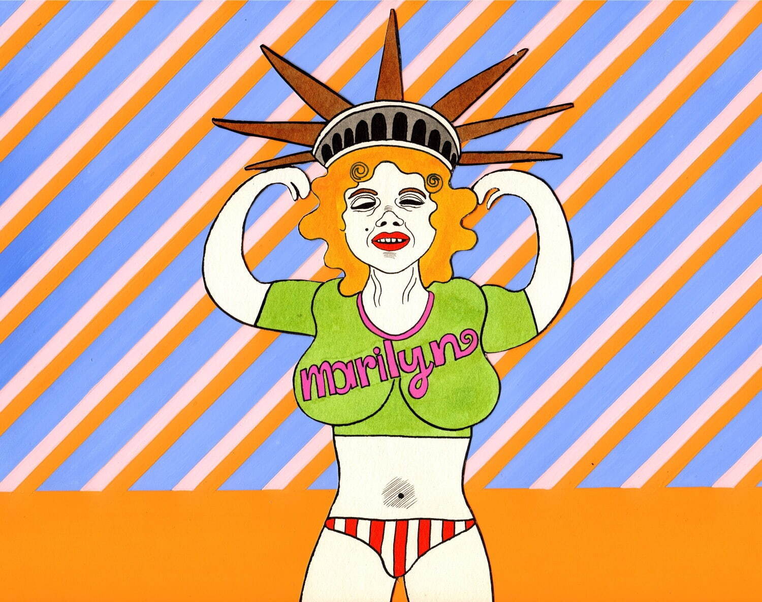 田名網敬一 《サヨナラ・マリリン・モンロー》 1971年 16ミリフィルム 4分25秒 ©Keiichi Tanaami / Courtesy of Nanzuka 