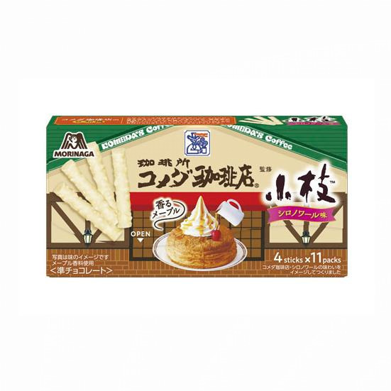 森永製菓×コメダ珈琲店、シロノワール味の「小枝」やソフトクリームのせココア風「チョコボール」｜写真2