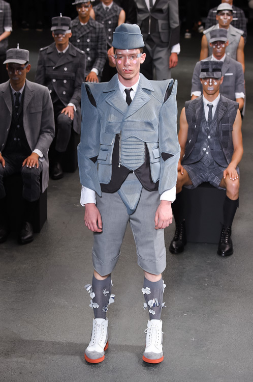 トム ブラウン(THOM BROWNE  NEW YORK) 2015年春夏メンズコレクション シルエット - 写真9