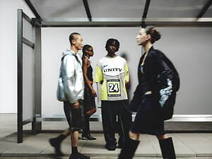 ★新品  ヘロンプレストン H2 UnityダブルレイヤードTシャツ 白M H&M × Heron Preston Heron Preston x H&M H2 “Unity” Layered
