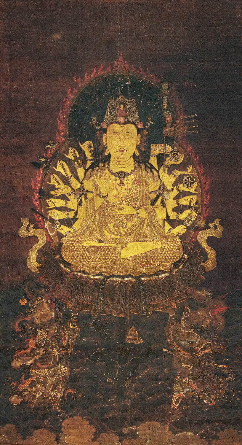 《准胝観音菩薩像》 室町時代 14-15世紀