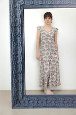 スナイデル ホーム×フェイラーのルームウェア、花柄のパイル生地ワンピやニットカーディガン｜写真12