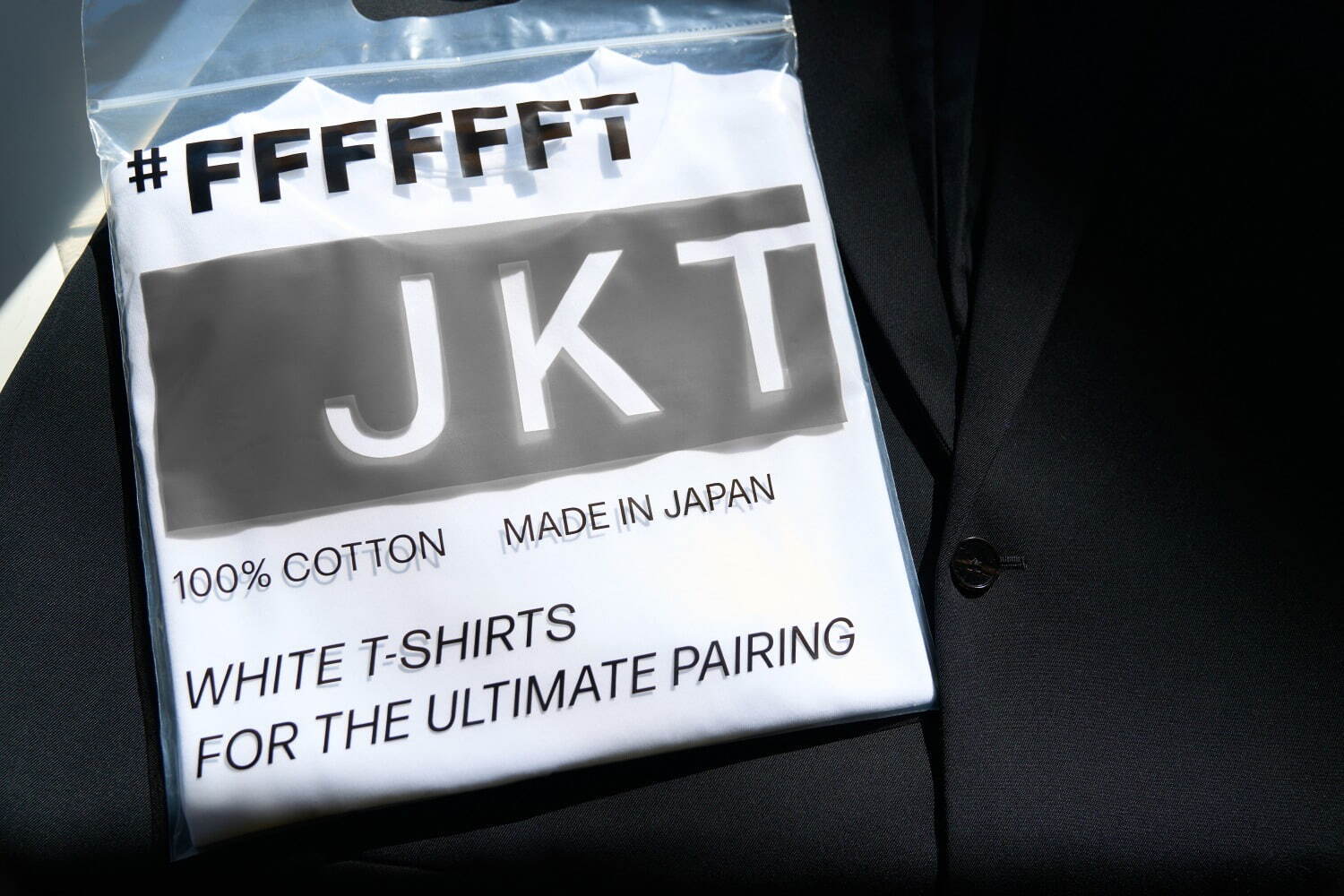 #FFFFFFT JKT 02サイズ 白Tシャツ専門店「#FFFFFFT」がジャケットのためのドレスTシャツ