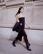 ヘルムート ラング、ピーター・ドゥによる24年春夏新作 - 異素材切り替えのテーラードコートなど｜写真5