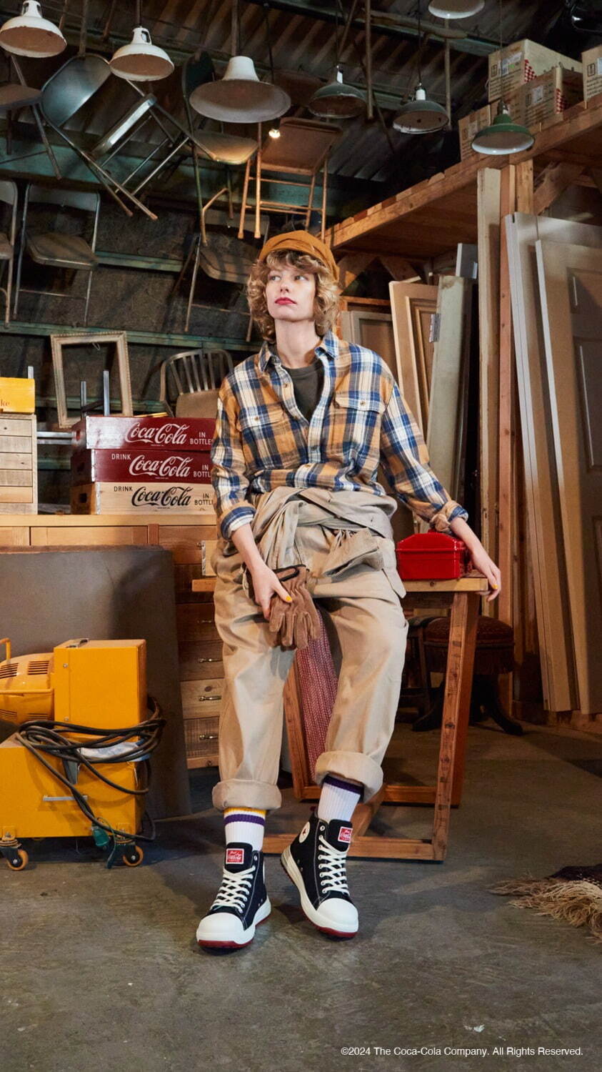 Coca-Cola コカ・コーラ デニムスニーカー 人気 男女OK imgrc0123053878.jpg