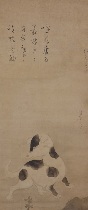 俵屋宗達 《犬図》 17世紀 江戸時代 紙本・墨画 個人蔵