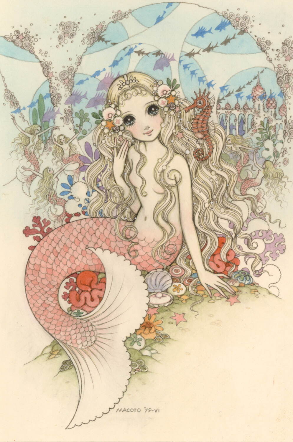 高橋真琴の個展が東京・有明で、プリンセスを描いた原画を中心に過去最多“約130点”作品展示＆販売も｜写真4