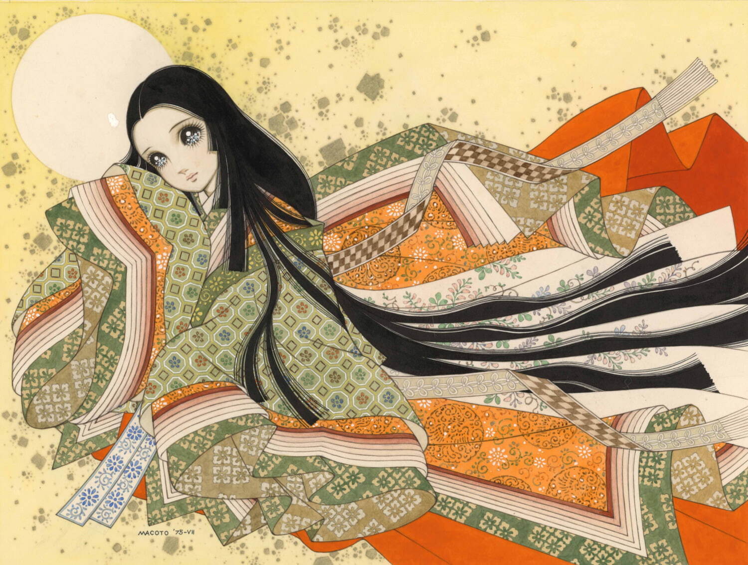 高橋真琴の個展が東京・有明で、プリンセスを描いた原画を中心に