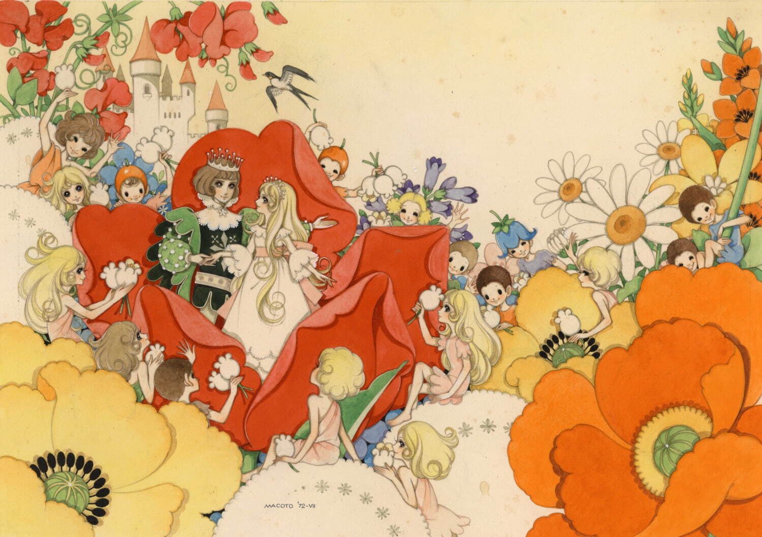 高橋真琴の個展が東京・有明で、プリンセスを描いた原画を中心に過去最多“約130点”作品展示＆販売も｜写真10