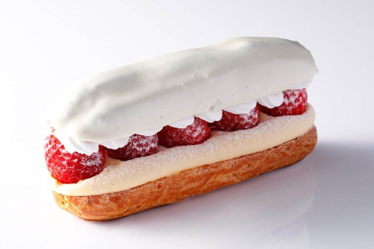 生クリーム｜ホテルニューオータニの苺スイーツ、大粒あまおうの“サクふわ”エクレア＆シュークリーム