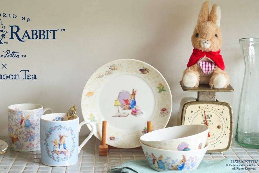 ピーターラビット｜アフタヌーンティー×ピーターラビット、絵本の装丁をイメージしたマグカップやプレートなど第2弾コラボ