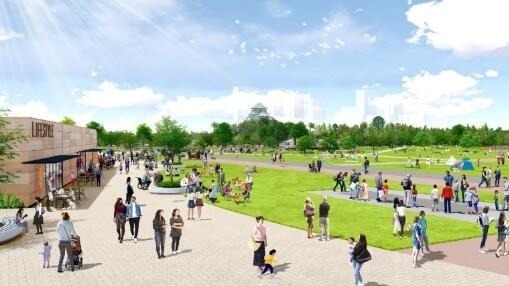 大阪・難波宮跡公園の再整備、カフェ・レストランなど出店の商業施設「なノにわ」＆東側にホテルも｜写真10