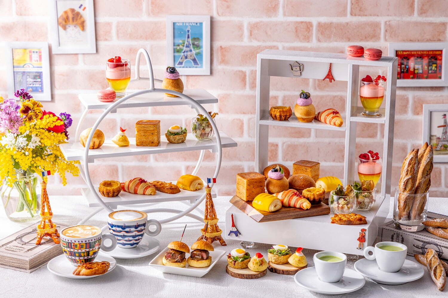 ヒルトン東京“パン尽くし”の限定アフタヌーンティー、多彩なスイーツパン＆塩トリュフの総菜パンなど